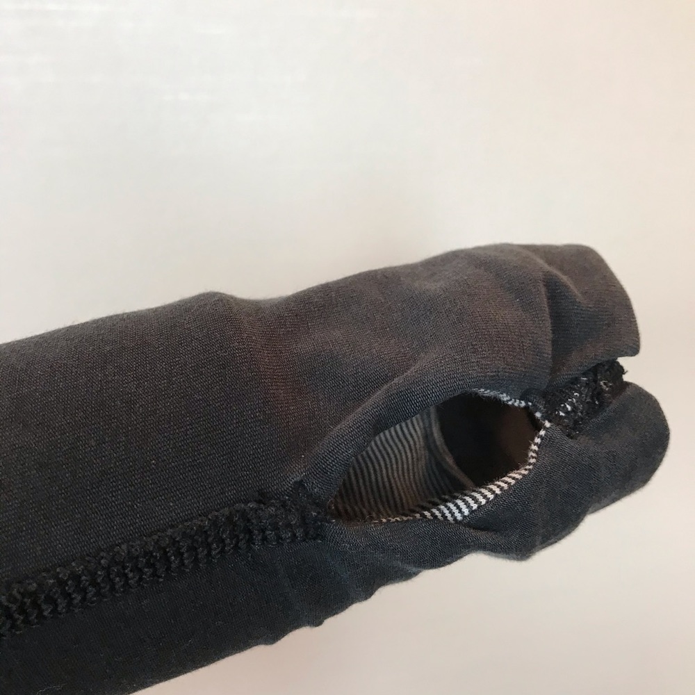 Lululemon Yoga Reversible Cotton Knit Top Black - Picture 10 of 11